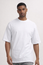 Basic oversized tee - White