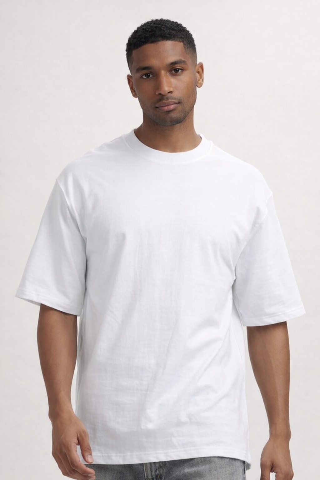 Basic oversized tee - White