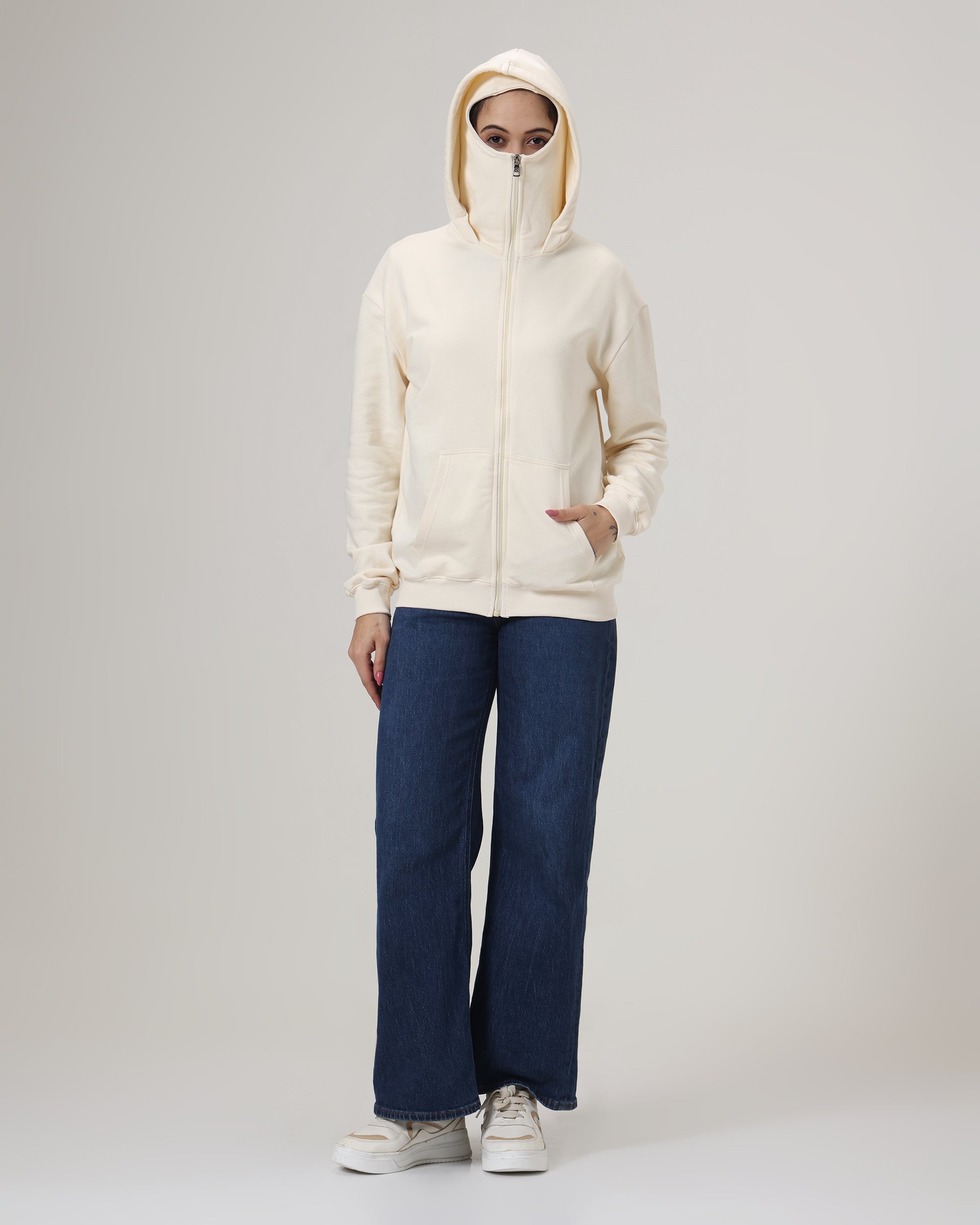 Anti social hoodie - Off white