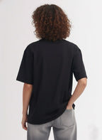 Basic oversized tee - black