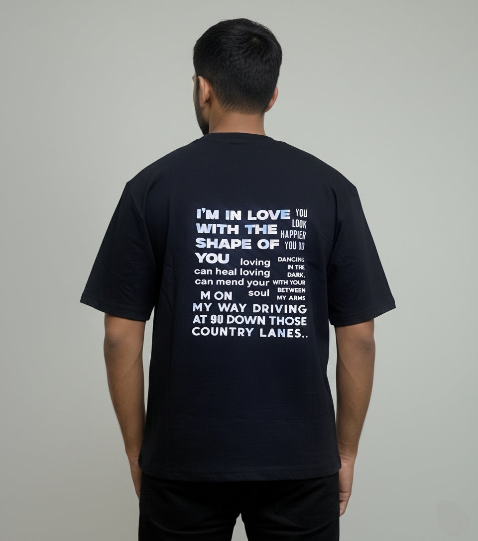 Shape Of You – Ed Edition Oversized Tee