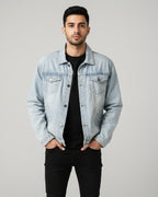 Cosmic Carnival – Hand-Painted Denim Jacket